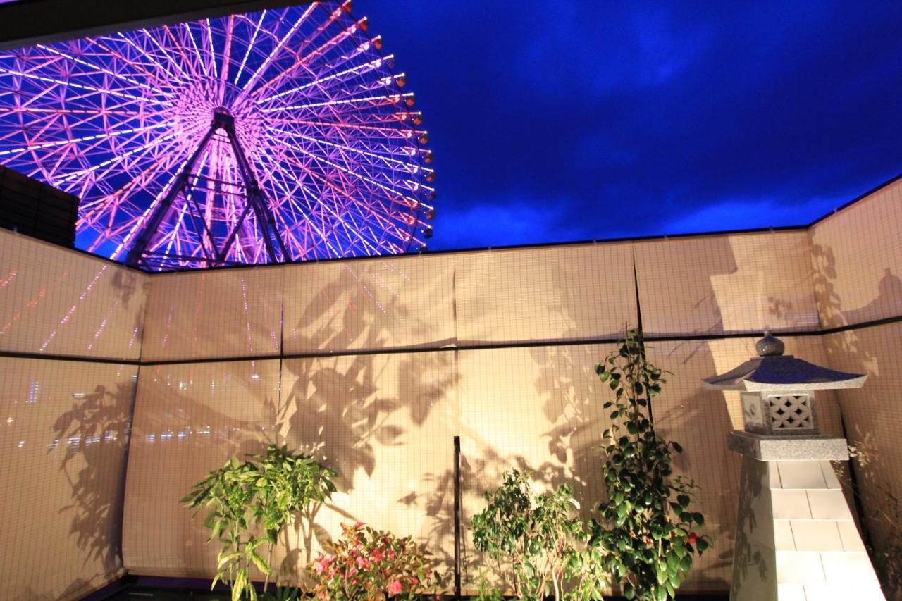 Konjakuso Osaka Tempozan "Ikesu" Projection M Apping Spa Konjakuso Osaka Tempozan "Takadoro" Wheel View Esterno foto